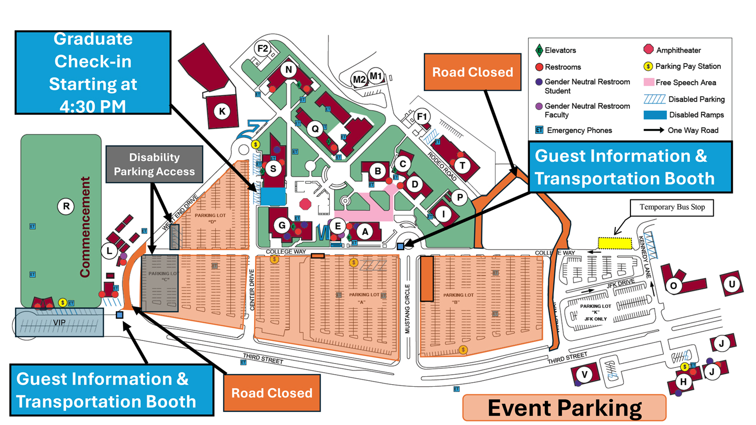 Norco College Commencement 2026 Map