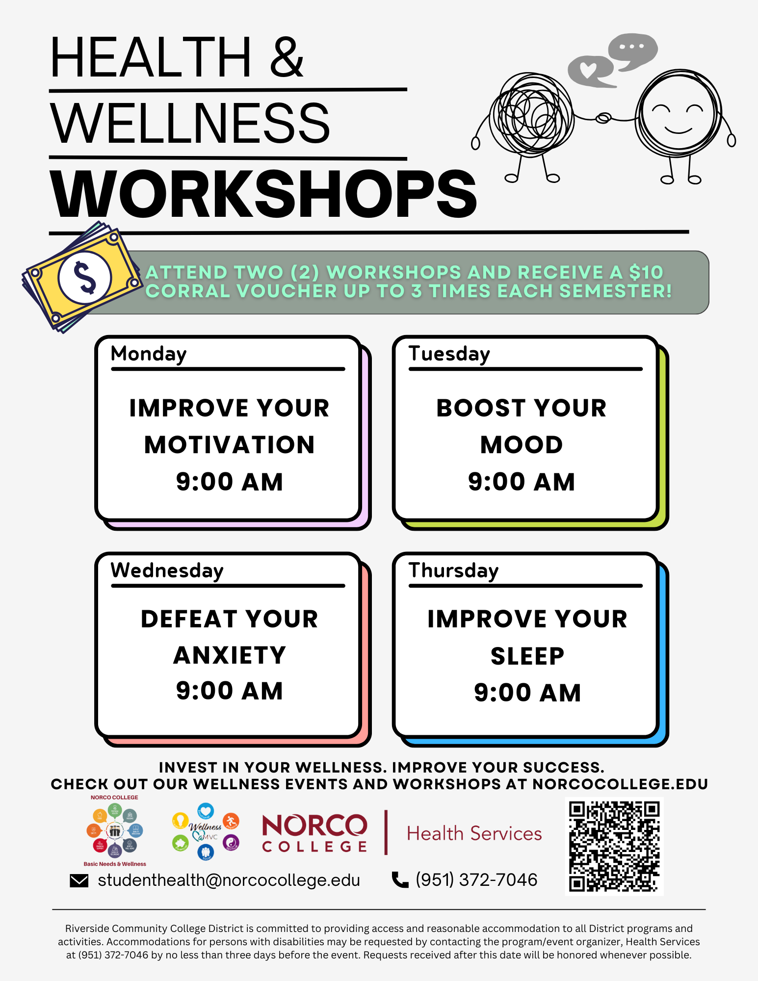 daily wellness workshops