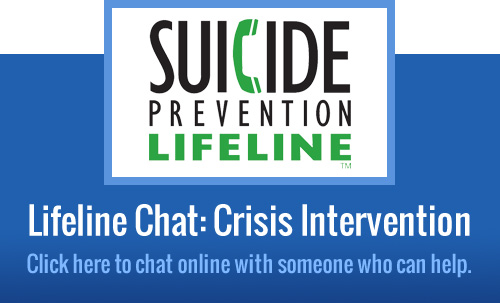 National Suicide Prevention Lifeline Chat banner