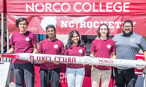 Rocketry Club at Club Rush Fall 2023