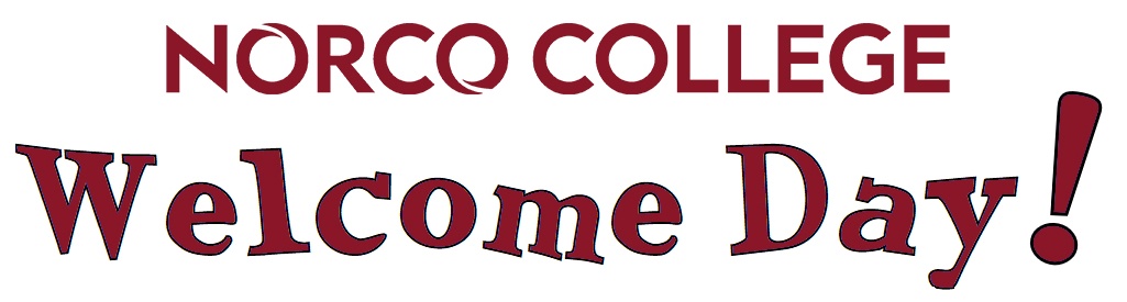 Norco College Welcome Day Logo 2