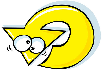 Yellow Cartoon Down Arrow 5