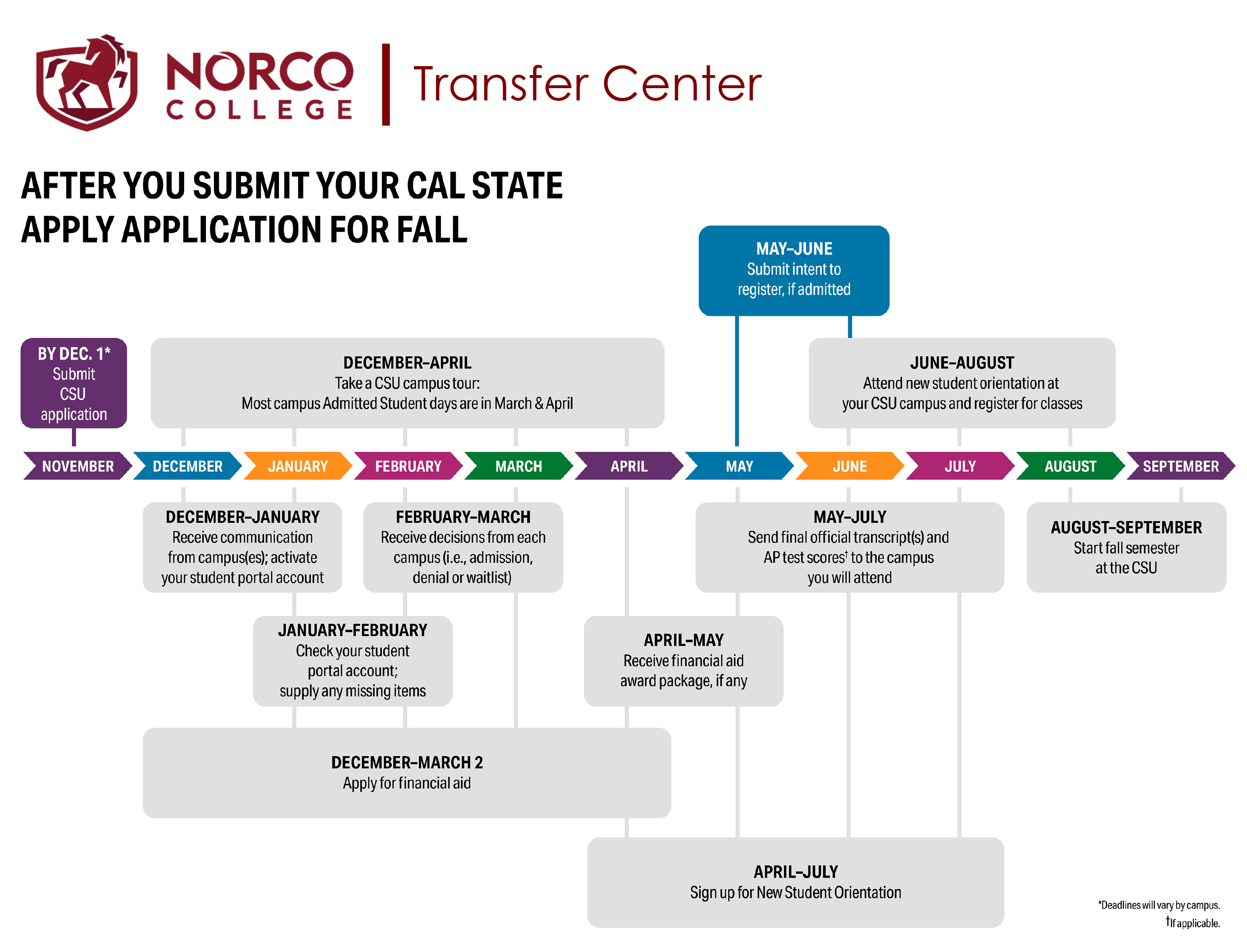 Next Steps: CSU Timeline Next Steps: CSU Timeline