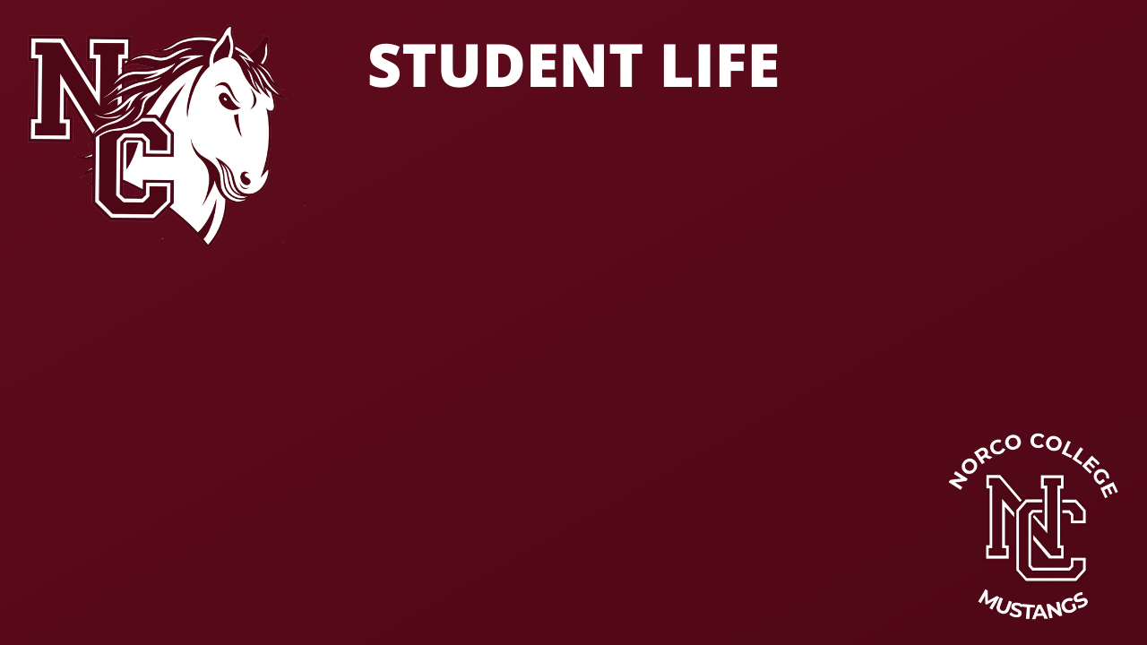 Norco College Student Life Zoom Virtual Background