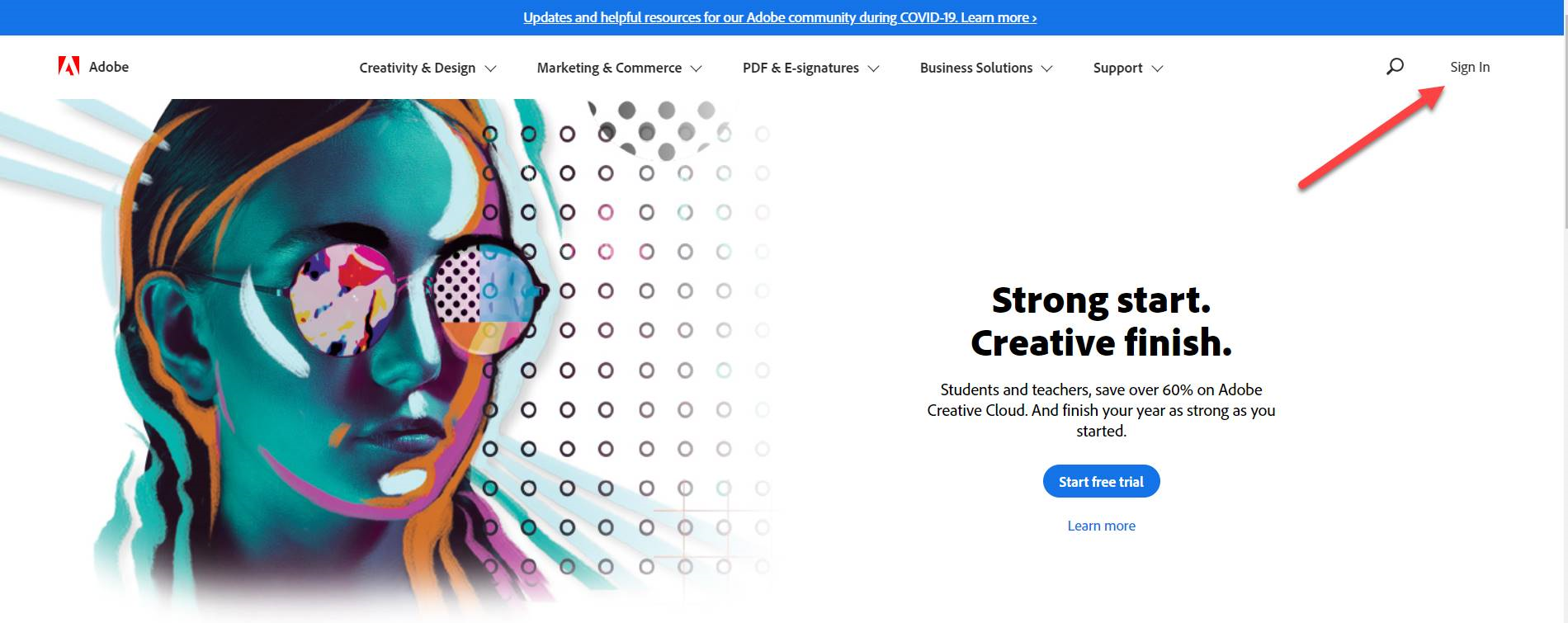 Adobe Screenshot 1