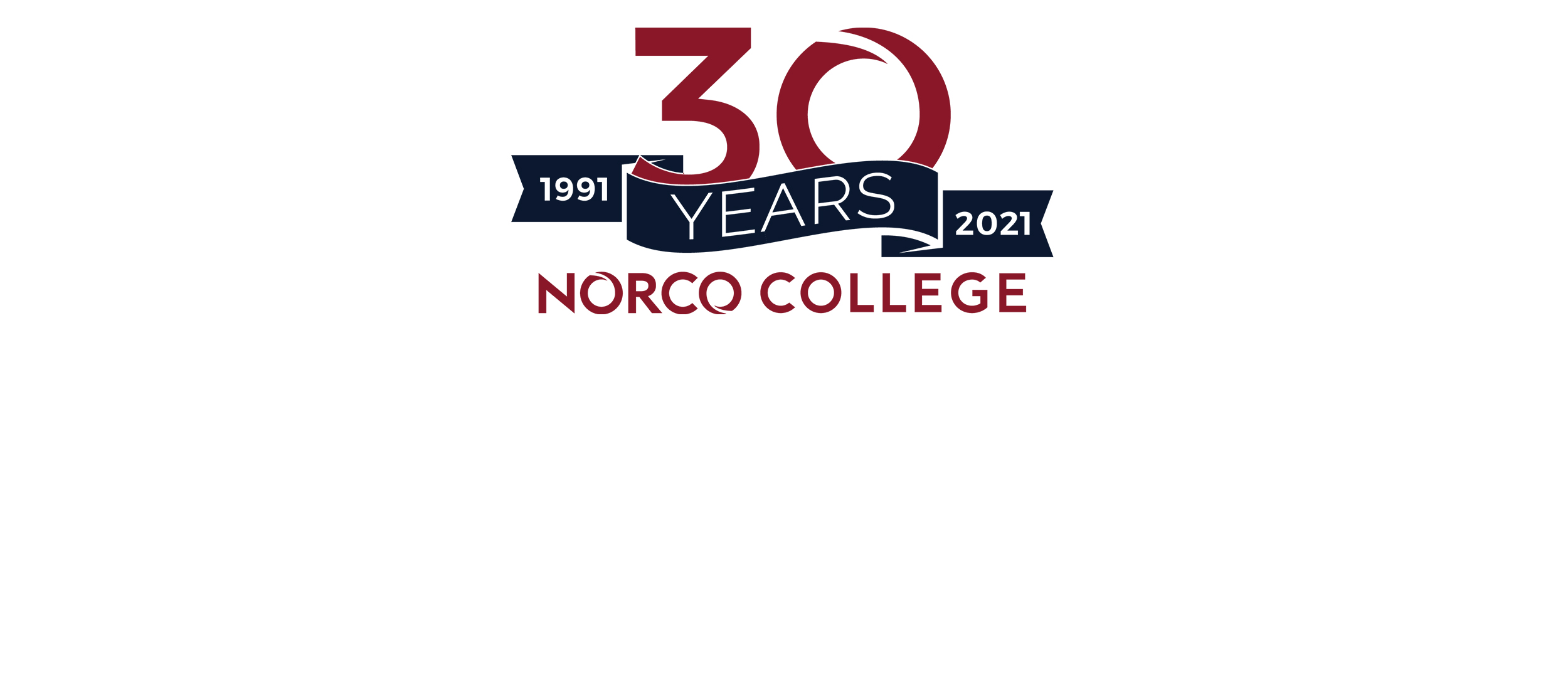 Norco College 30th Anniversary banner