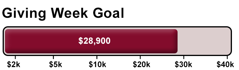 Giving Week 2021 Goal Thermometer