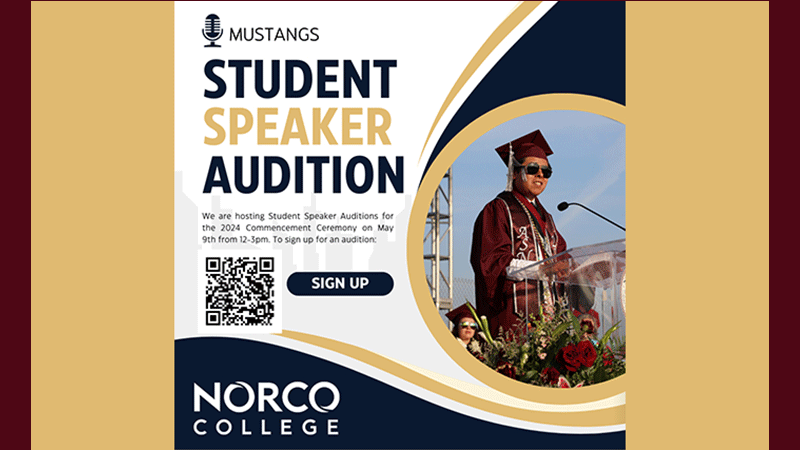 2024 Commencement Ceremony Student Speaker Auditions