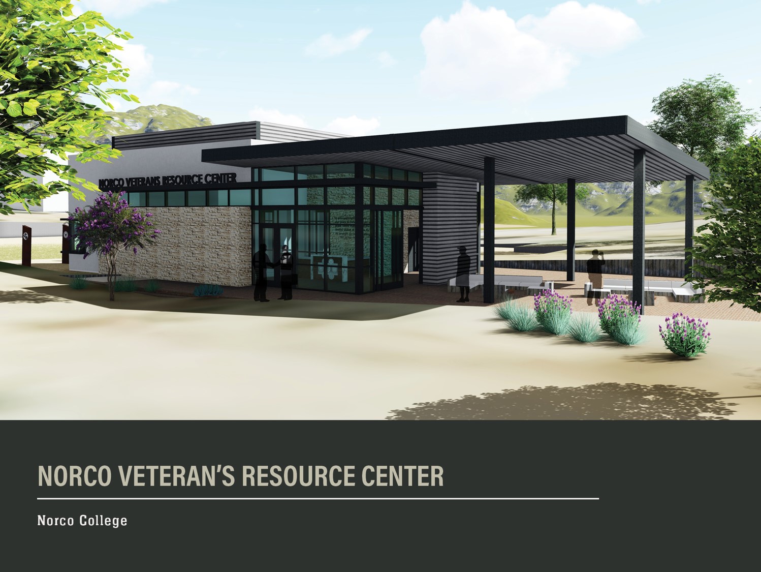 Rendering of future Veterans Resource Center