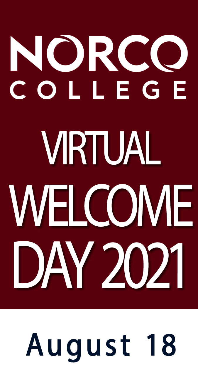 Norco College Welcome Day 2021 Ribbon Logo